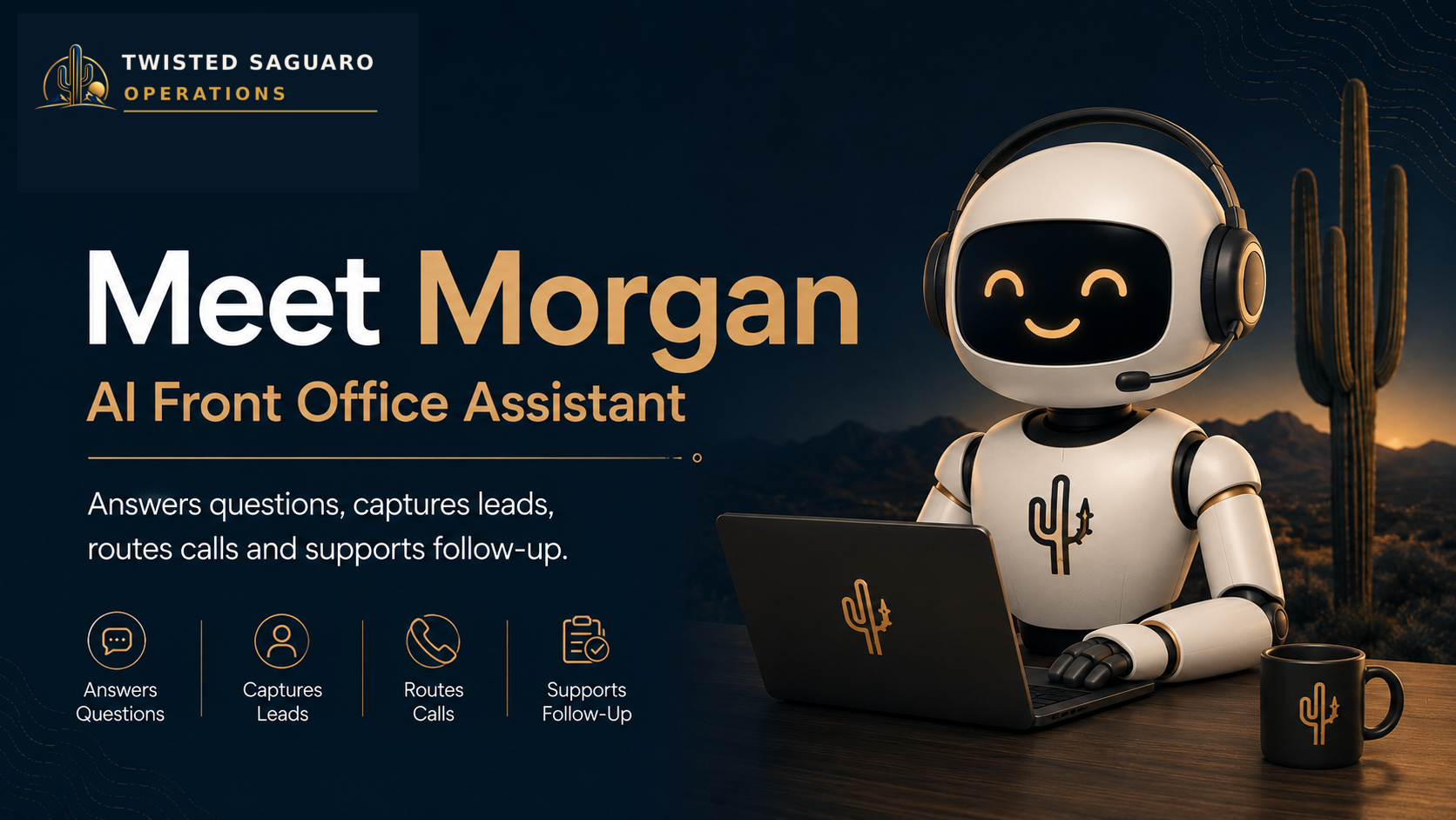 Meet Morgan, Twisted Saguaro Operations' AI Front Office assistant
